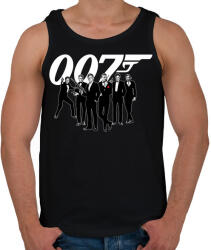 printfashion 007 Crew - Férfi atléta - Fekete (2893384)