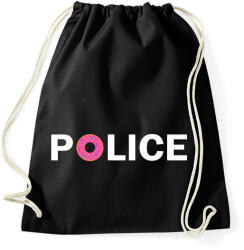 printfashion Rendőr - Sportzsák, Tornazsák - Fekete (1846531)
