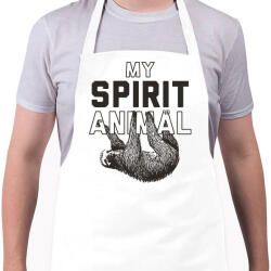 printfashion My spirit animal - Kötény - Fehér (4905832)