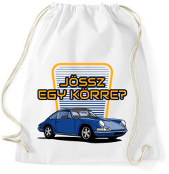printfashion Porsche - Sportzsák, Tornazsák - Fehér (10363826)