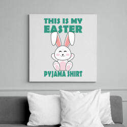 printfashion Húsvéti pizsim - Vászonkép - Fehér (6630991)