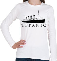 printfashion Titanic - Női hosszú ujjú póló - Fehér (11225055)