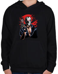 printfashion Jason visszatér - Gyerek kapucnis pulóver - Fekete (405883)