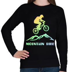 printfashion mountain bike - Női pulóver - Fekete (4056362)