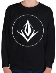 printfashion Predecessor logó - Gyerek pulóver - Fekete (16123034)