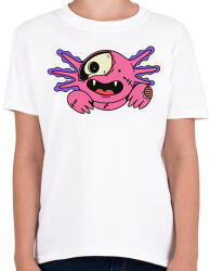 printfashion Zombi Axolotl - Gyerek póló - Fehér (15992902)