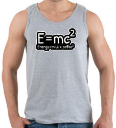 printfashion E=mc2 - Férfi atléta - Sport szürke (4212201)