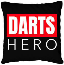 printfashion DARTS HERO - Párnahuzat, Díszpárnahuzat - Fekete (10219837)