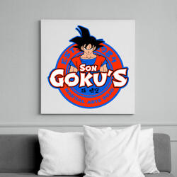 printfashion Son Goku Dojo - Vászonkép - Fehér (6627696)