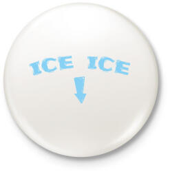 printfashion Ice ice baby - Kismama - Kitűző, hűtőmágnes - Fehér (7056165)