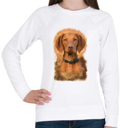 printfashion Magyar vizsla - Női pulóver - Fehér (1216554)