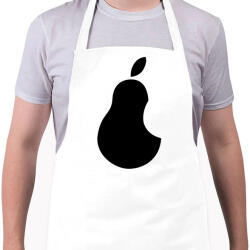 printfashion Pear Black - Kötény - Fehér (4905811)