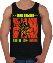 printfashion Boris Brejcha minimal - Férfi atléta - Fekete (14561146)