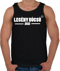 printfashion Legénybúcsú 2021 - Férfi atléta - Fekete (5098363)
