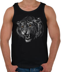 printfashion Tigris portré - Férfi atléta - Fekete (4845552)