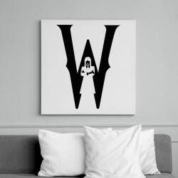 printfashion W black - Vászonkép - Fehér (11546280)