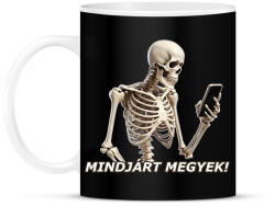 printfashion MINDJÁRT - Bögre - Fekete (15785046)