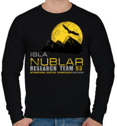 printfashion ISLA NUBLAR RESEARCH TEAM - Férfi pulóver - Fekete (5279293)
