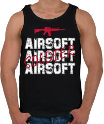 printfashion Airsoft soldier - Férfi atléta - Fekete (15523847)