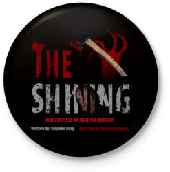 printfashion the shining poster style - Kitűző, hűtőmágnes - Fekete (3103187)