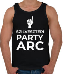 printfashion SZILVESZTERI PARTY ARC - Férfi atléta - Fekete (11497441)