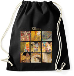 printfashion Klimt - részletek - Sportzsák, Tornazsák - Fekete (11900265)