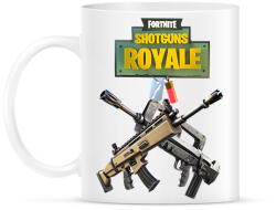 printfashion Scar Weapon Fortnite - Bögre - Fehér (2440062)