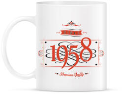 printfashion since-1958-red-black - Bögre - Fehér (790661)