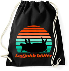 printfashion Legjobb böllér - Sportzsák, Tornazsák - Fekete (10807330)