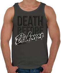 printfashion Halál mint a becstelenség - Férfi atléta - Sötétszürke (172087)