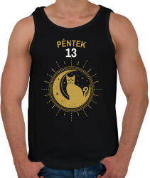 printfashion PÉNTEK 13 - Férfi atléta - Fekete (10992825)