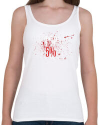 printfashion Top 5% - The perfect mindset. - Női atléta - Fehér (14072152)