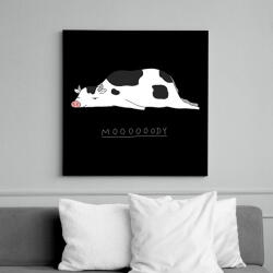 printfashion Moooooody - Vászonkép - Fekete (14682862)