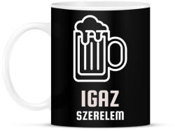 printfashion Igaz szerelem - Bögre - Fekete (11589830)