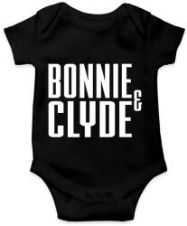 printfashion Bonnie és Clyde - Baba Body - Fekete (2194797)
