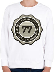 printfashion 77 - Gyerek pulóver - Fehér (7147592)