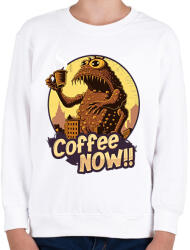 printfashion Kávészörny 2 - Gyerek pulóver - Fehér (11758627)