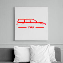 printfashion Volvo 760 (3) - Vászonkép - Fehér (14468231)