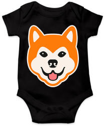 printfashion Akita - Baba Body - Fekete (2383161)