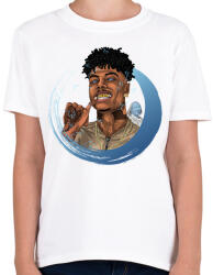 printfashion Blueface - Gyerek póló - Fehér (2655483)
