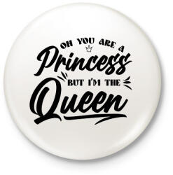 printfashion I'm the Queen - Kitűző, hűtőmágnes - Fehér (7524007)
