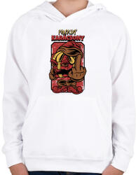printfashion FUCKING KARÁCSONY - Gyerek kapucnis pulóver - Fehér (10447730)