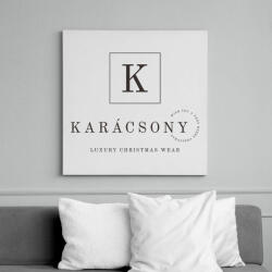 printfashion LUXURY CHRISTMAS WEAR - Vászonkép - Fehér (10822717)