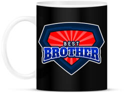 printfashion BEST BROTHER - Bögre - Fekete (10024158)
