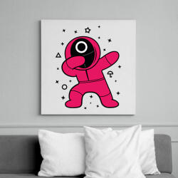 printfashion Squid Game Dab kör - Vászonkép - Fehér (6639244)