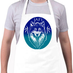 printfashion jég farkas - Kötény - Fehér (13299430)