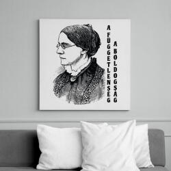 printfashion Susan B. Anthony idézet - Vászonkép - Fehér (8538559)
