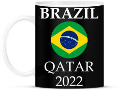 printfashion Brazil 2022 Qatar - Bögre - Fekete (10781109)