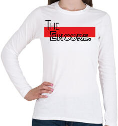 printfashion 3. testvér - The encore. - Női hosszú ujjú póló - Fehér (7015303)