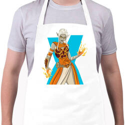 printfashion Fortnite elf - Kötény - Fehér (4908536)